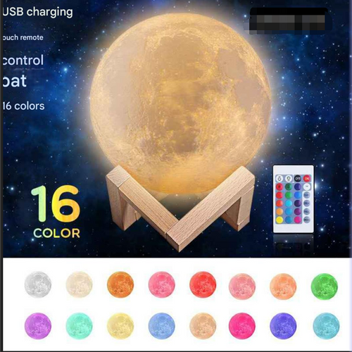 3D Moon Table Lamp